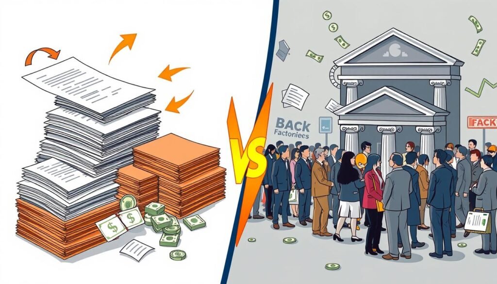 factoring y crédito tradicional